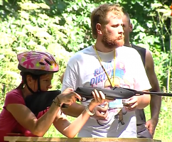 Два колеса и винтовка: новый вид спорта становится популярным в Коломне