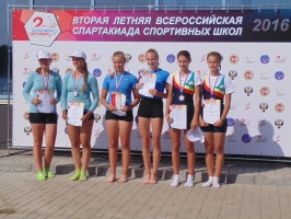 Коломенцы взяли 2 золота в финале Всероссийской Спартакиады по академической гребле среди спортивных школ