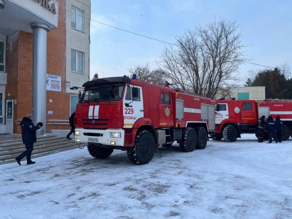 В Луховицкой детской поликлинике провели учебную эвакуацию