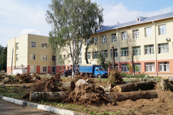 Больничный городок Коломенской ЦРБ продолжает меняться к лучшему