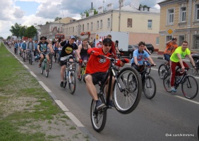 Коломна отметила День России велопробегом