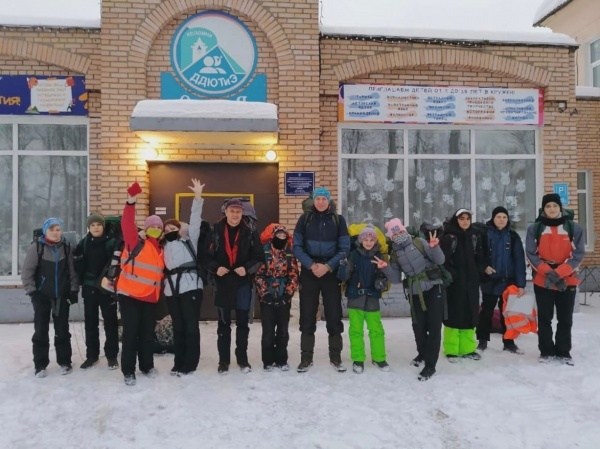 Двухдневная тренировке с ночёвкой в зимних палатках 