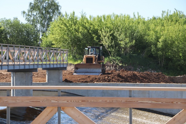 В Зарайске началась реконструкция смотровых площадок плотины