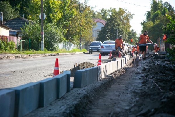 На улице Пароходной начались дорожные работы