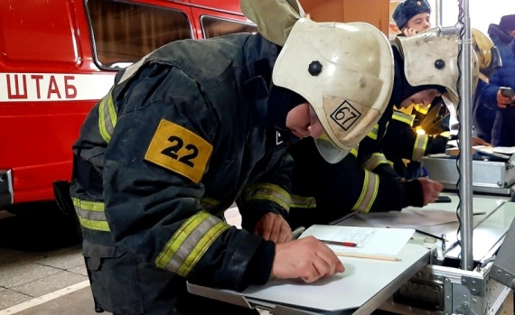 Коломенский пожарно-спасательный гарнизон развернул один из лучших оперативных штабов