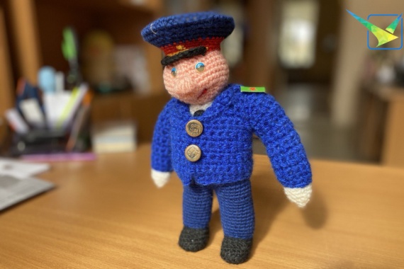 Дети создали образ сотрудника полиции 