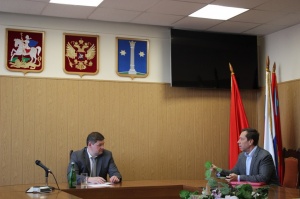 Денис Лебедев принимал в администрации округа жителей Коломны и предпринимателей