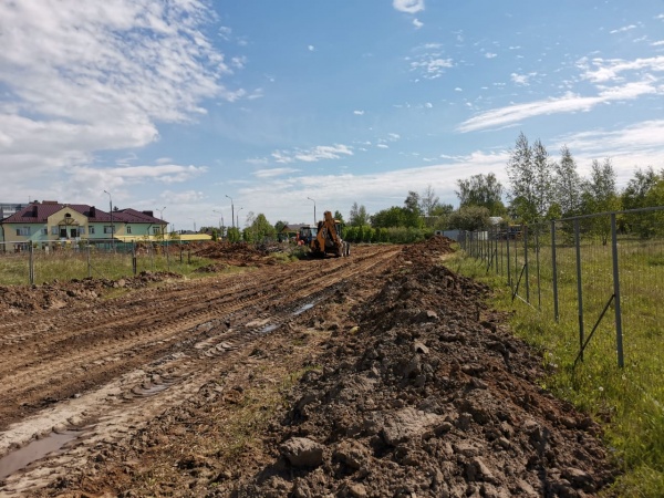 В Луховицах возобновились работы по благоустройству