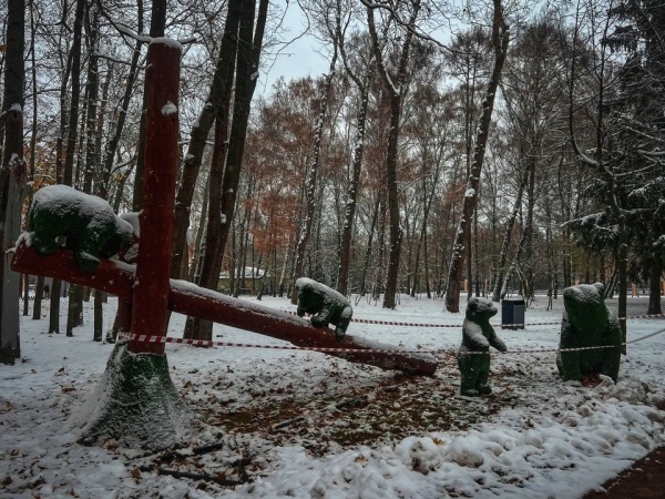 В Коломне в парке Мира установили топиарные фигуры