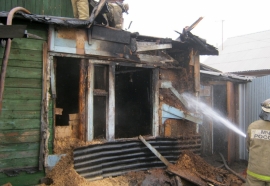 В городском округе Луховицы сгорел дом