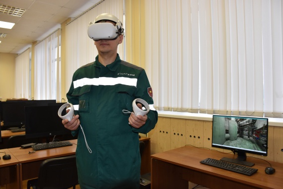 В филиале «ВМУ» внедрён новый VR-тренажер для обучения персонала