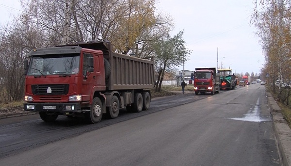 В Щурове ремонтируют дорогу