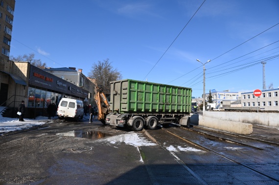 Движение трамваев в Коломне парализовано