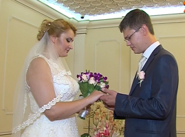 В Коломенском отделе ЗАГС зарегистрирован тысячный брачный союз - 2014