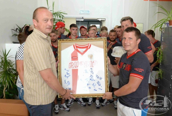 Сборная РФ по футболу ЛИН тренировалась в Коломне