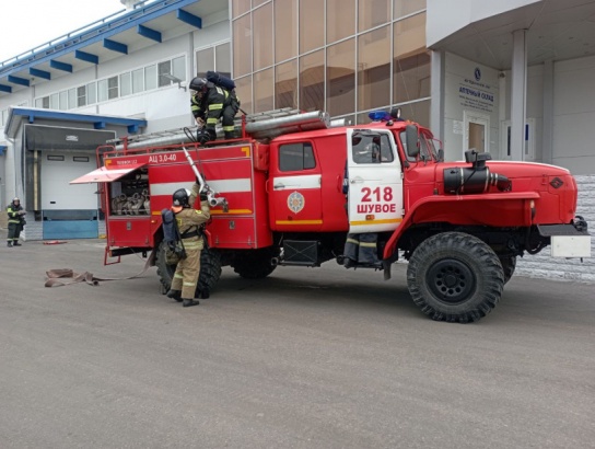 На фармацевтической фабрике в Егорьевске потушили условный пожар