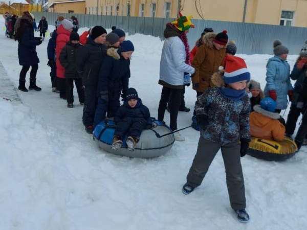 "Зимние забавы" в Песковской школе