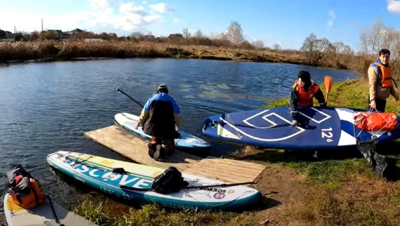 "SUP патруль Коломна" продолжает очищать берега местных рек