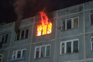 Ночью в Песках сгорела квартира