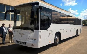 На маршрут Москва - Рязань вышел экспериментальный автобус ЛиАЗ «Вояж»