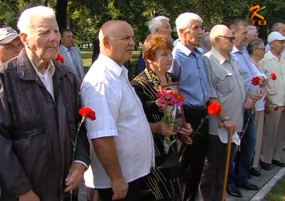 Ветераны подразделений особого риска собрались в Мемориальном парке