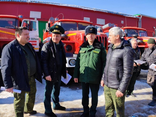 В Егорьевском лесничестве проверили готовность к пожароопасному сезону