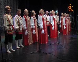 Фольклорный ансамбль «Золотые купола» выступил на сцене ДК «Коломна»