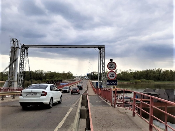 Понтонный мост в Озёрах закрыт