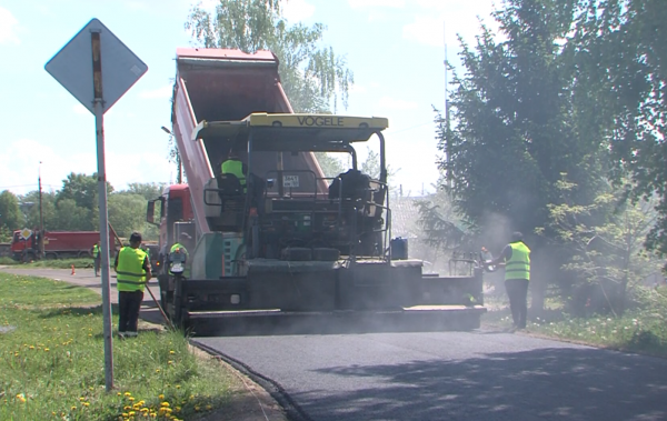 В городском округе активно продолжается ремонт дорог