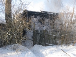 Сегодня в Песках сгорел дачный дом