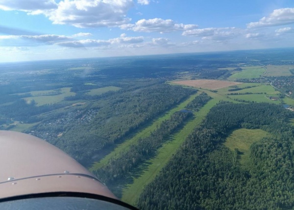 В августе лётчики провели в небе над лесами более 70 часов