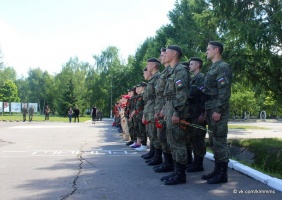 Представители военной части заняли первое место на "Зарнице"
