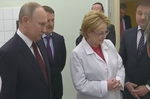 Президент России ознакомился с работой Коломенского перинатального центра