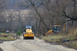 В Андреевском появился новый асфальт