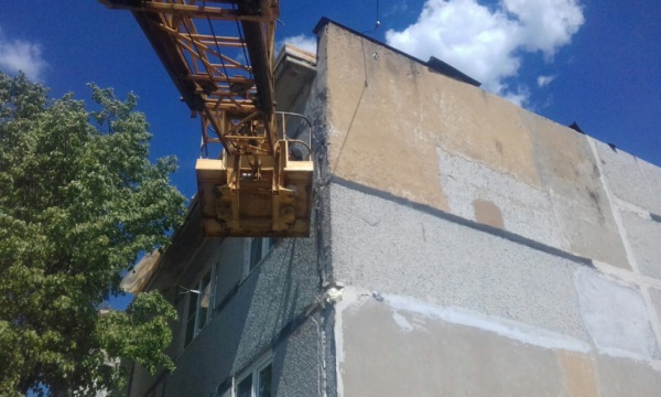Фасад дома дождался ремонта