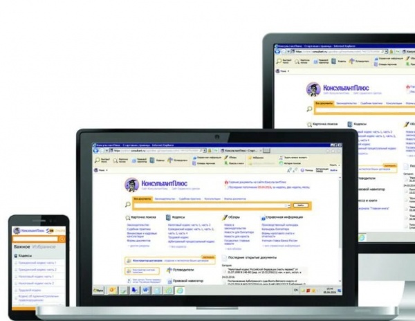 Что содержит «Консультант Плюс»