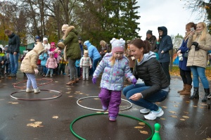 В парке Мира устроили праздник для малышей 