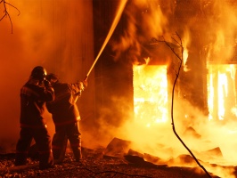 По два пожара произошло за выходные в Коломне и Луховицах