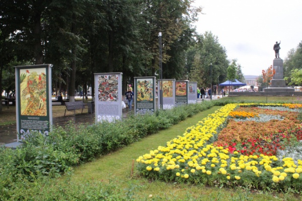 Выставка под открытым небом заработала в Егорьевске