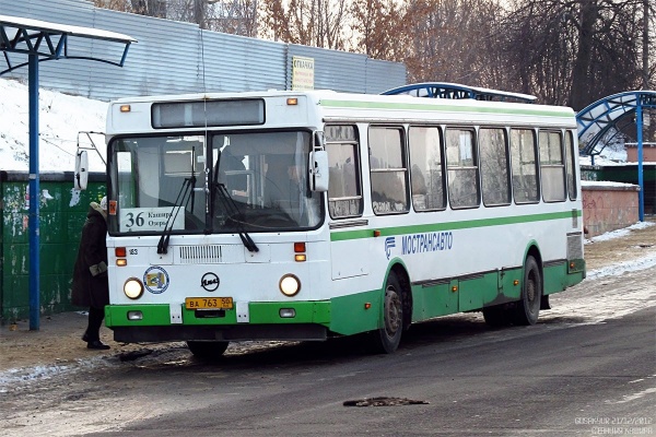 Автобус из Озёр в Каширу временно изменил маршрут