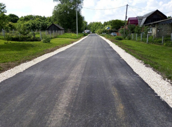 В Серебряных Прудах дороги отремонтировали полностью