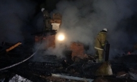 Вчера в Коломенском районе сгорел дом