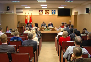 Глава города Д.Ю.Лебедев представил своего нового заместителя