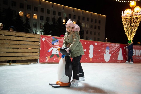 Каток на площади Советской временно закроют перед ледовым шоу Татьяны Навки