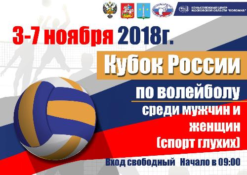 В Коломне пройдет кубок России по волейболу среди глухих