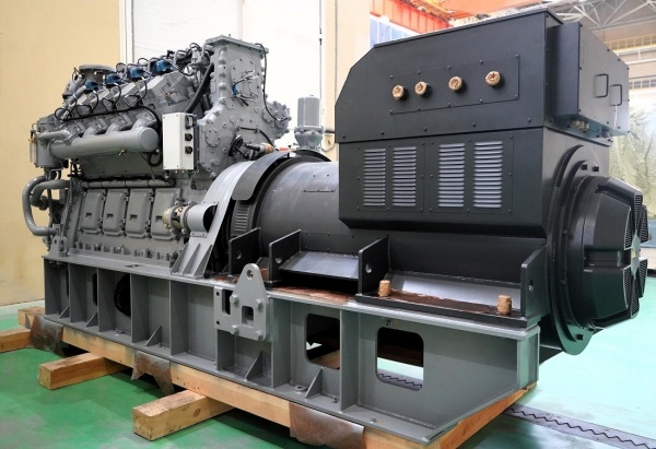 Коломенский завод изготовил и направил в Чувашию газопоршневой двигатель-генератор
