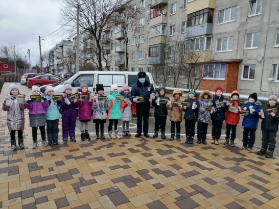 Учащиеся Песковской школы "засветились"