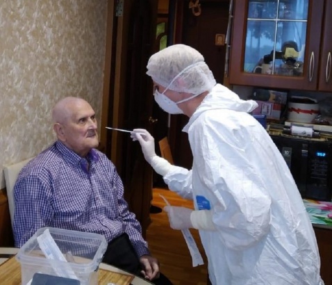 Коломенские врачи тестировали ветеранов на коронавирус