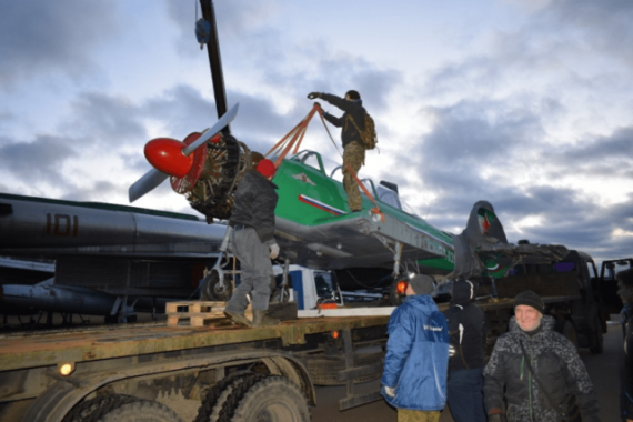 Самолет из Воскресенска стал экспонатом монинского музея ВВС