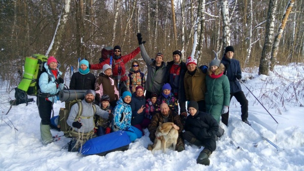 Лыжники собираются в "Зведный поход"
